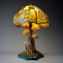 Charger l&#39;image dans la galerie, Lampe de Table en Verre Teinté de Série Végétale