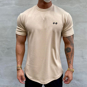 T-shirt de sport extensible en coton