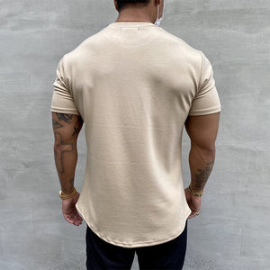 T-shirt de sport extensible en coton