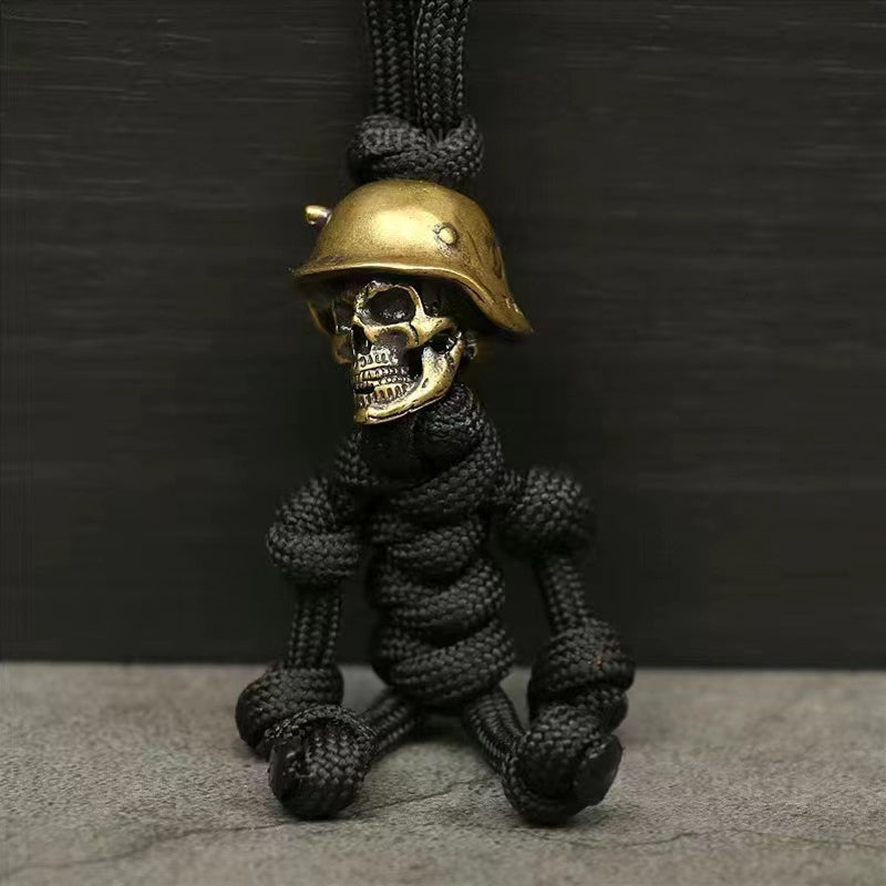 Porte-clés En Paracorde Soldat Squelette