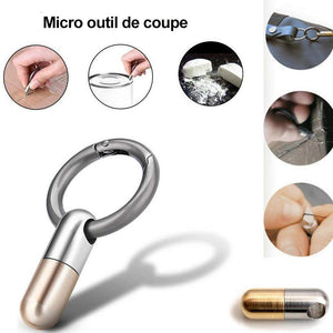 Ciaovie™ Multifonctionnel Microcapsule Outil de Coupe Porte-clé Ornement - ciaovie