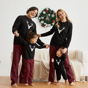 Ciaovie™ Pyjama de Famille de Noël avec Motif de Renne - ciaovie