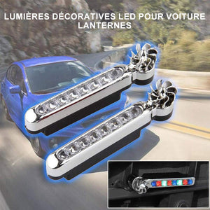 Lumières de voiture à LED alimentées par le vent (2pcs)