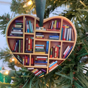 Jolie décoration d'étagère en forme de cœur