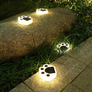 Lampe solaire patte d'ours (4 pièces)