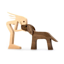 Charger l&#39;image dans la galerie, Amoureux des Animaux - Ornements de Table de Sculpture en bois