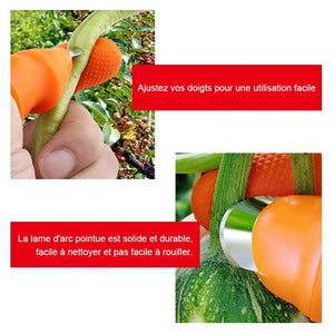 Couteau à Pouce pour Cueillir Légumes et Fruits