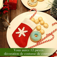 Charger l&#39;image dans la galerie, Rhinoblanc™ Sac de Couverts de Noël Chaussette Flocon de Neige