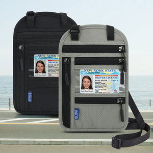 Portefeuille de voyage avec porte-passeport anti-RFID