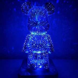 Lumières d'ours de feux d'artifice 3D