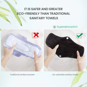 Ayez à la fois la santé et l'argent - Des tampons réutilisables qui peuvent être utilisés pendant au moins 4 ans (couleur aléatoire)