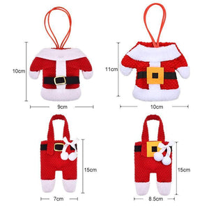 Rhinoblanc™ Costume de Père Noël de Porte-Couverts Décoration