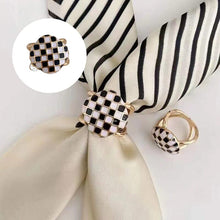 Charger l&#39;image dans la galerie, Boucle de foulard en soie simple et élégante